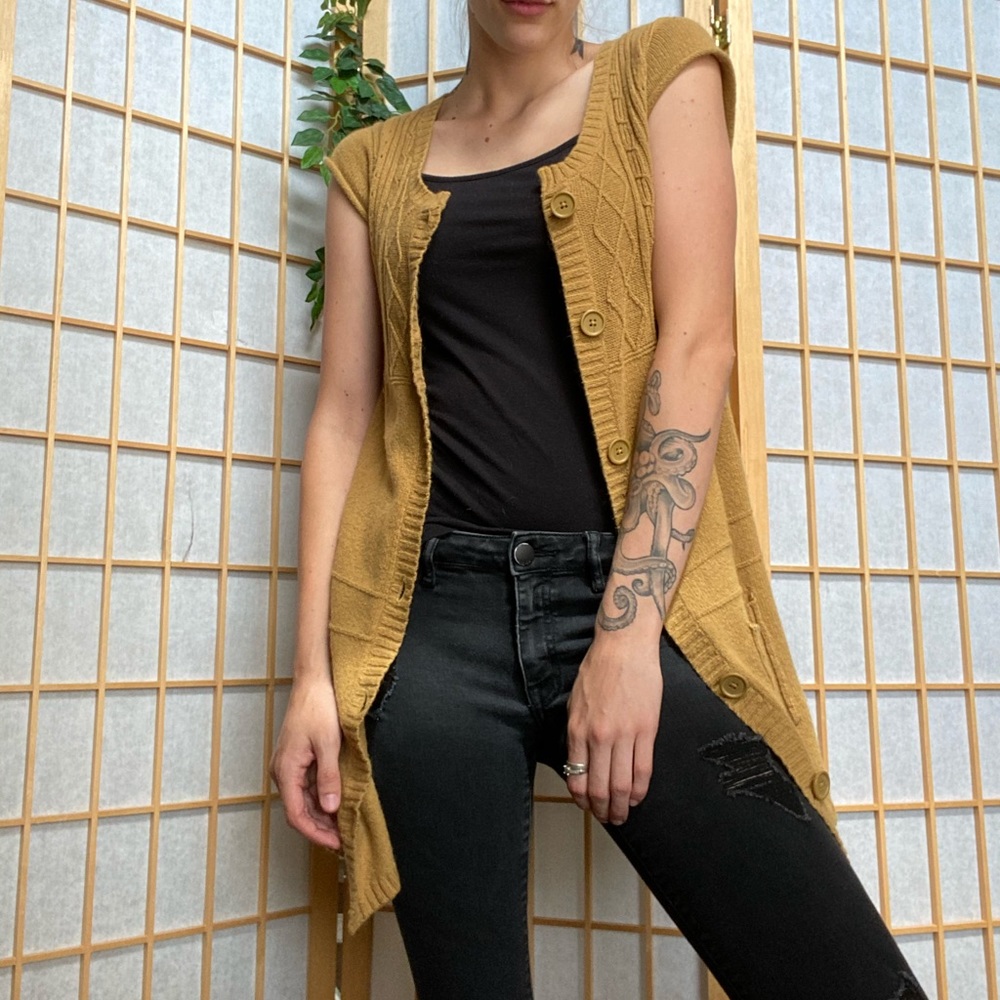 🍋SOLD - KNIT CARDIGAN OR SWEATER DRESS